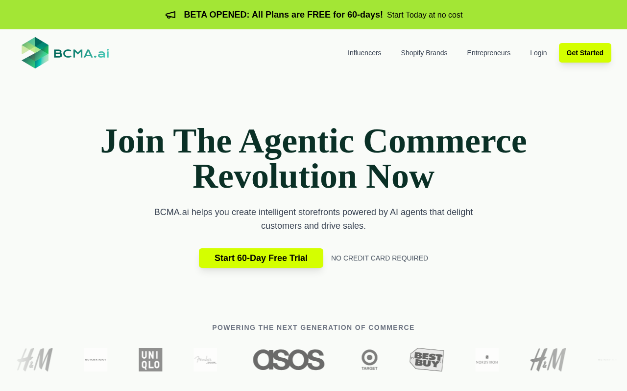 Screenshot of BCMA.ai