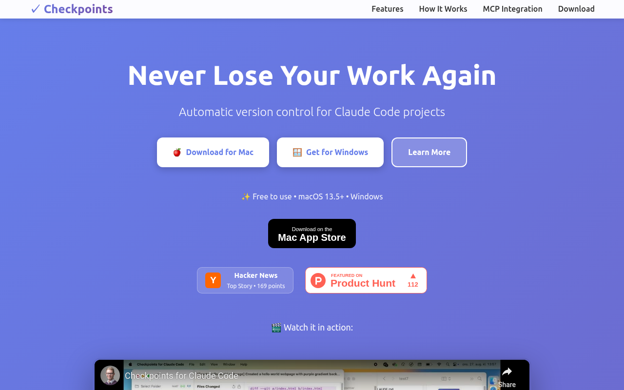 Screenshot of Secure Your Code: Auto-Version Control for Claude Code Projects