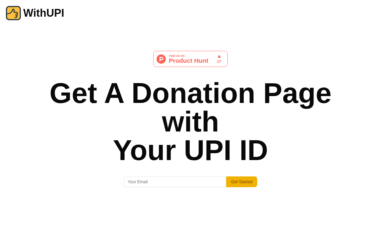 Screenshot of Tap into Instant Impact: How WithUPI Streamlines Donations Without Hassles